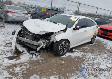 2017 Honda Civic Ex-T z USA, uszkodzony, nr VIN 2HGFC1F33HH656503